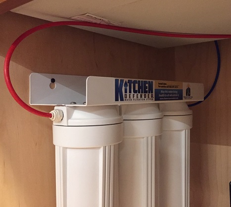 Kitchen Defender under sink filter for rainwater
