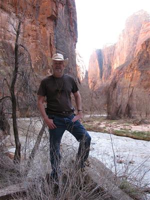 James P McMahon in Zion National Park